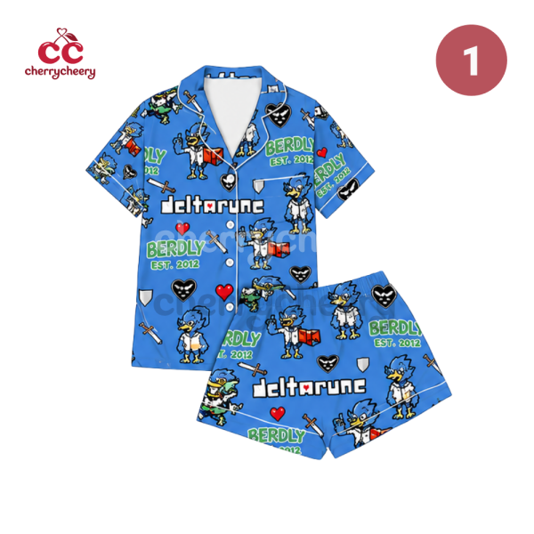 Kris Ralsei Berdly Deltarune Pajamas Set