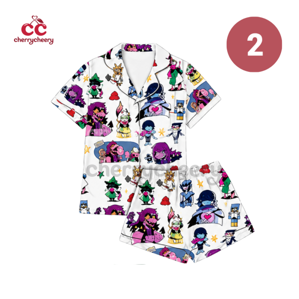 Cute Deltarune Character Pajama Set