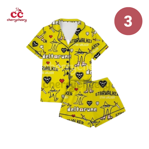 Cute Deltarune Character Pajama Set