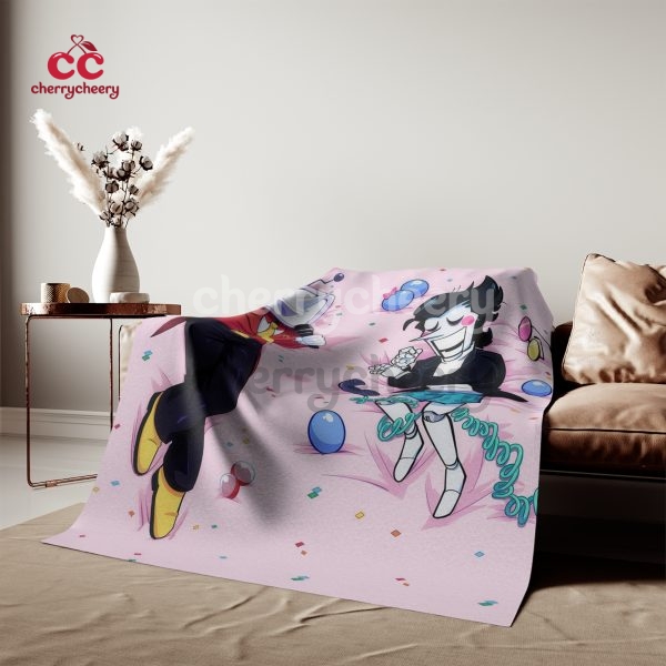 Tenna Spamton Deltarune Blanket