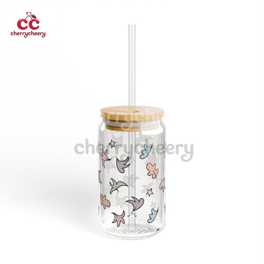 Heartstopper Inspired 16 oz Sipper Glass Heartstopper Inspired 16 oz Sipper Glass