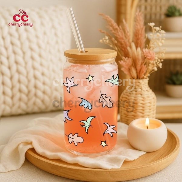 Heartstopper Inspired 16 oz Sipper Glass