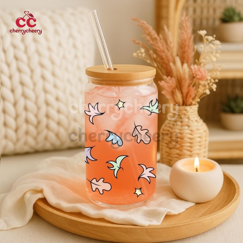 Heartstopper Inspired 16 oz Sipper Glass Heartstopper Inspired 16 oz Sipper Glass