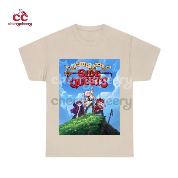 Frieren x Adventure Time Side Quests Shirt