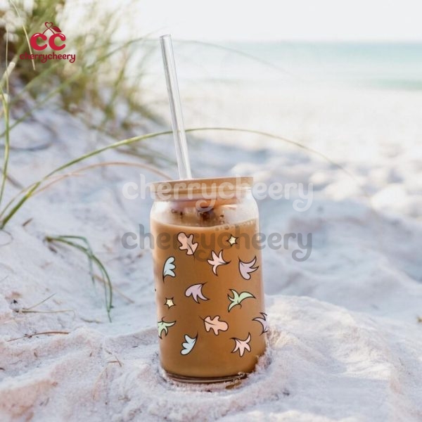 Heartstopper Inspired 16 oz Sipper Glass