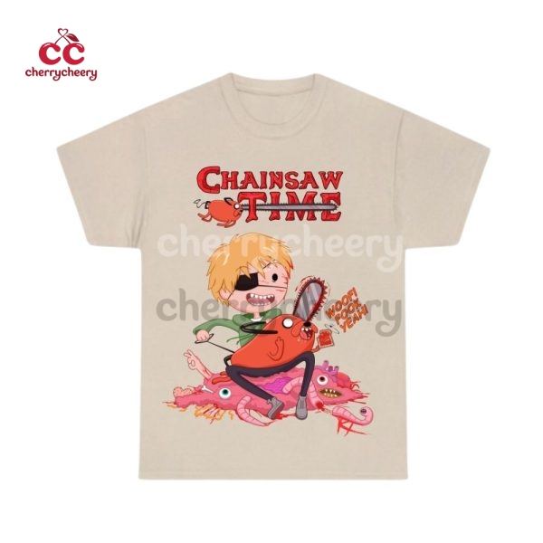 Chainsaw Man x Adventure Time Ver 2 Shirt