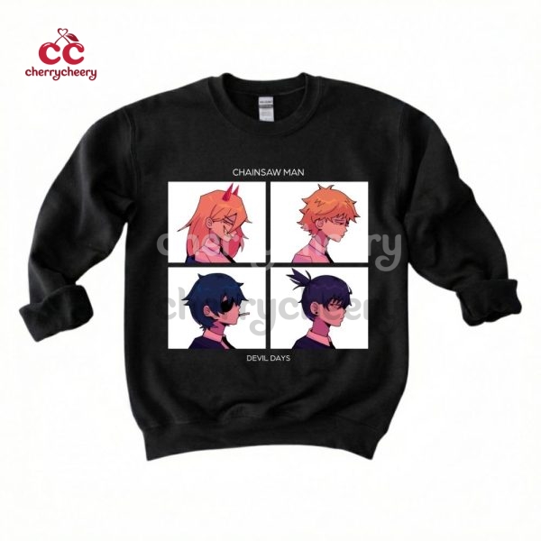 Chainsaw Man x Godzillaz Shirt