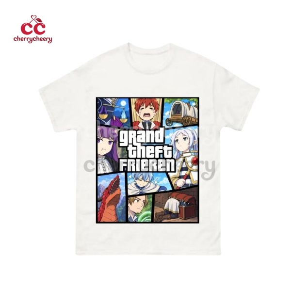 Frieren x Grand Theft Auto Shirt