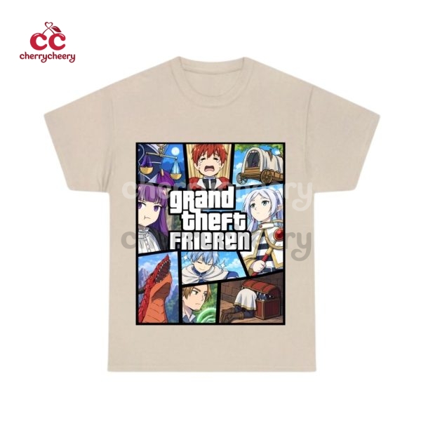 Frieren x Grand Theft Auto Shirt