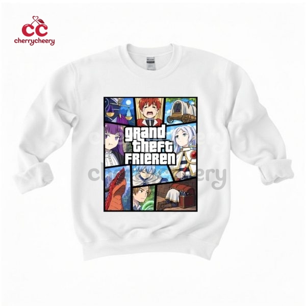 Frieren x Grand Theft Auto Shirt