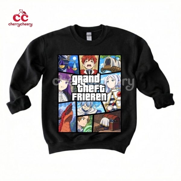 Frieren x Grand Theft Auto Shirt