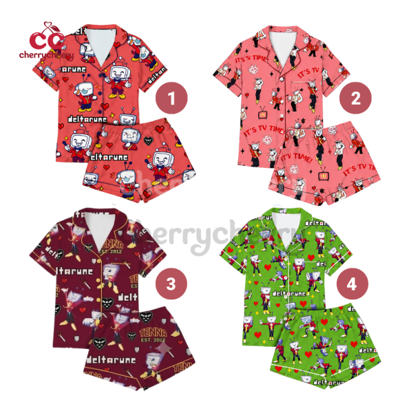 Tenna Deltarune 2 Pajamas Set