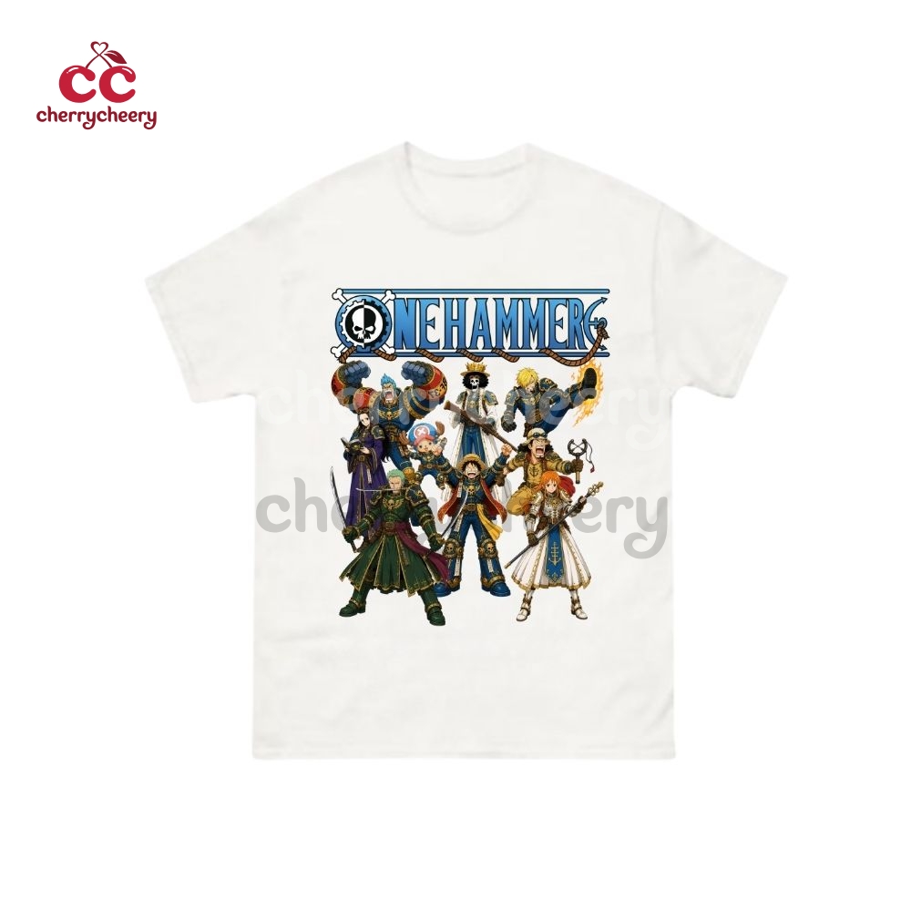 Onehammer Shirt, Warhammer x One piece Onehammer Shirt, Warhammer x One piece