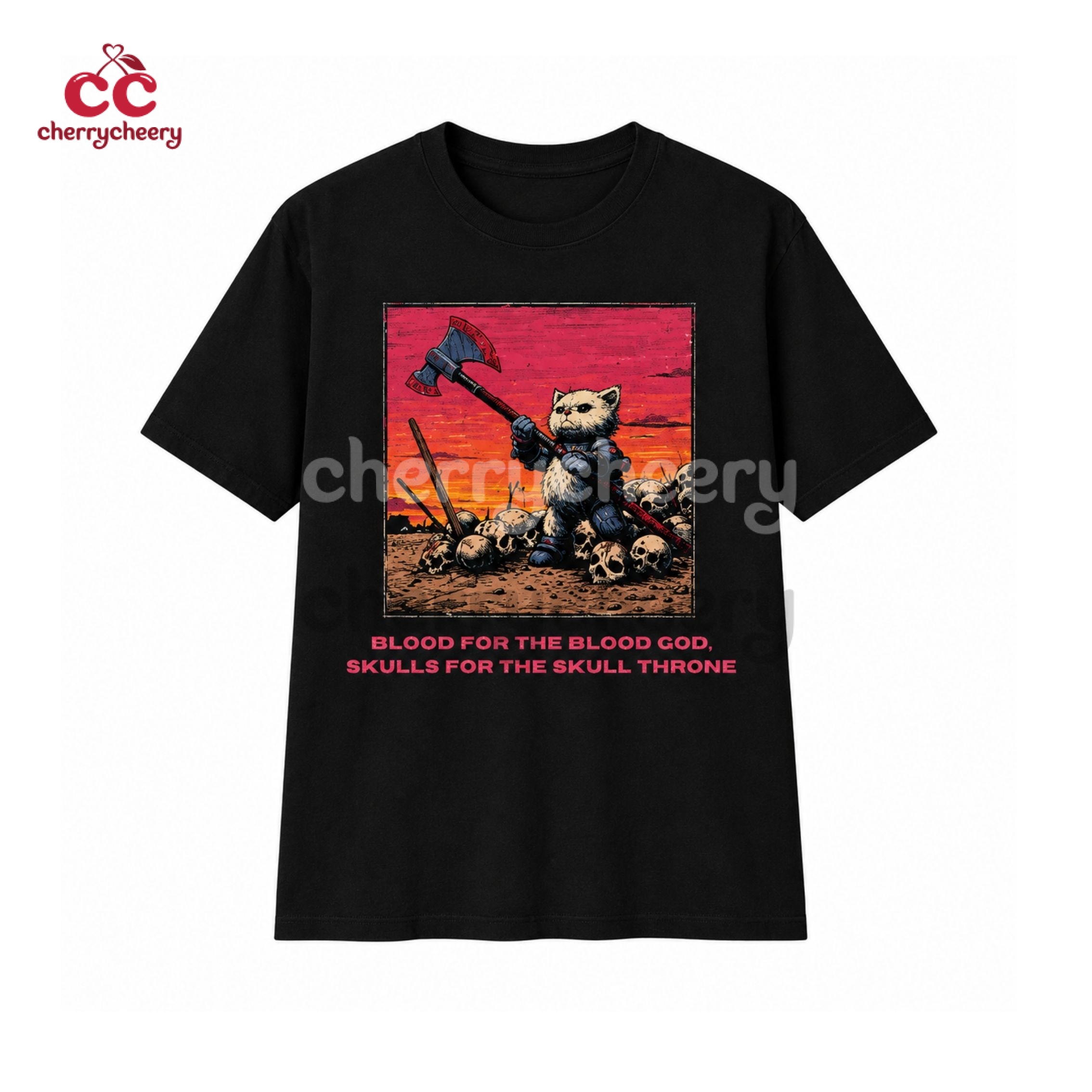 Warhammer Khorne Cat Shirt Warhammer Khorne Cat Shirt