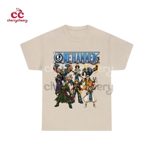Onehammer Shirt, Warhammer x One piece