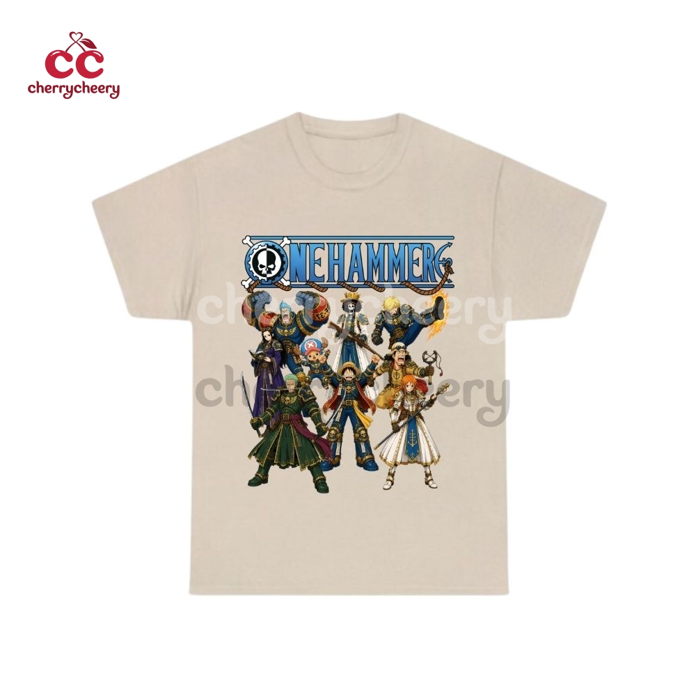 Onehammer Shirt, Warhammer x One piece Onehammer Shirt, Warhammer x One piece