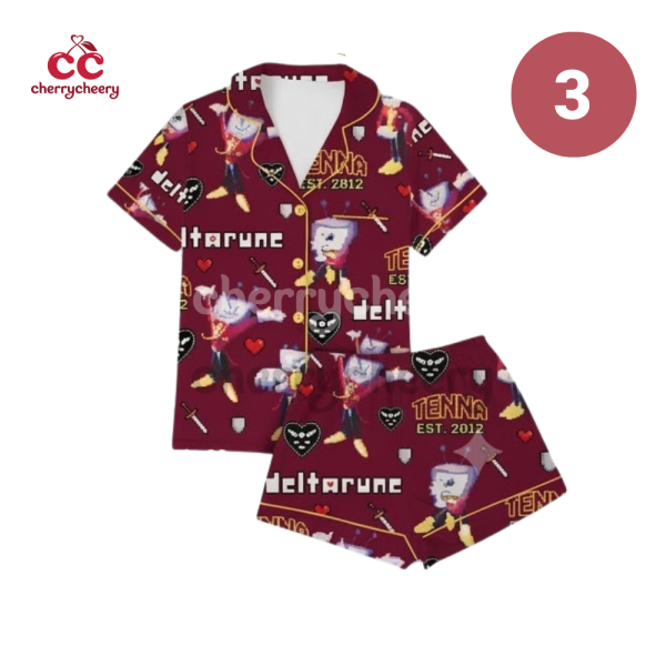 Tenna Deltarune 2 Pajamas Set