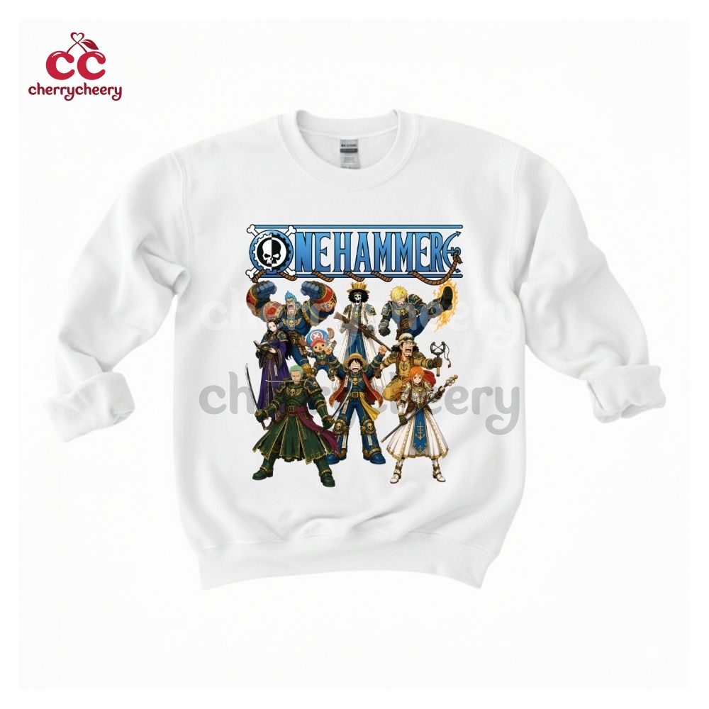 Onehammer Shirt, Warhammer x One piece Onehammer Shirt, Warhammer x One piece