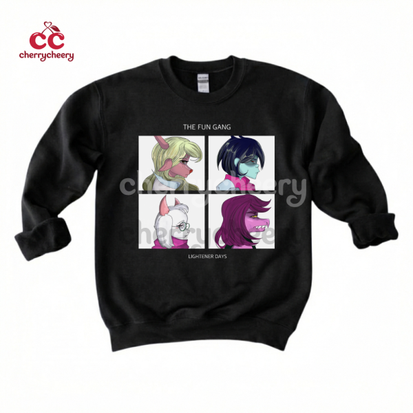 The Fun Gang Deltarune Shirt, Gorillaz x Deltarune