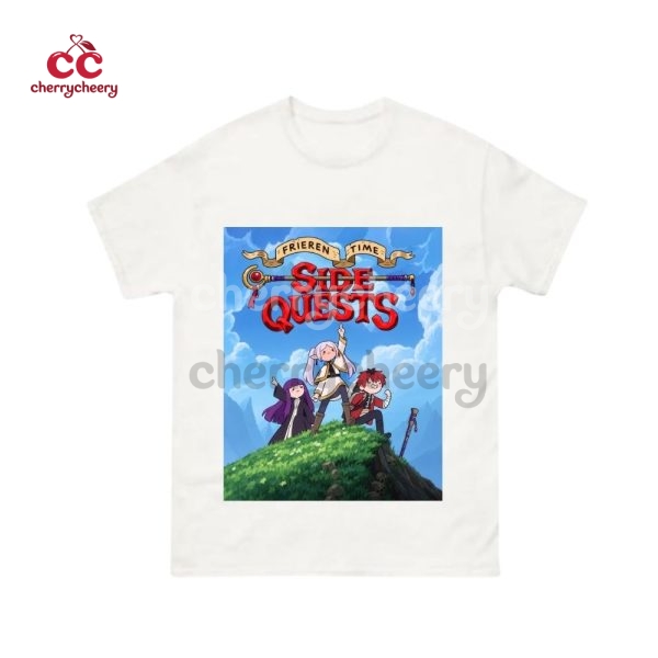 Frieren x Adventure Time Side Quests Shirt