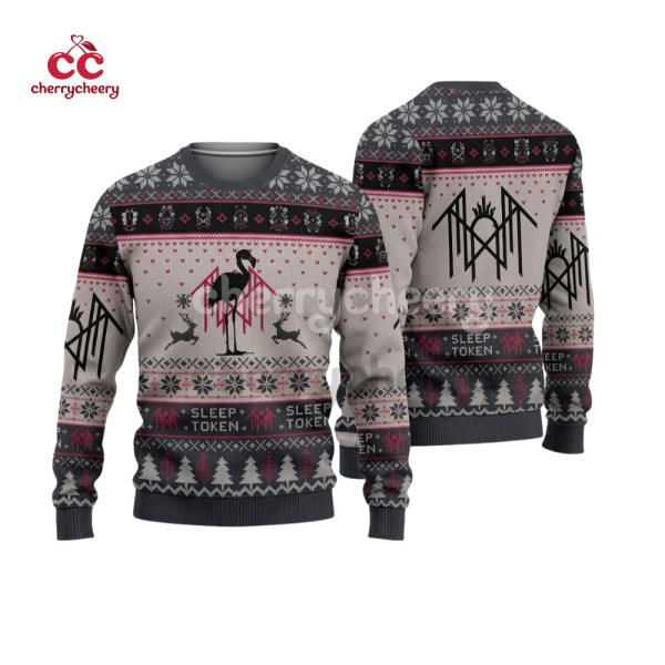 Sleep Token Chistmas Ugly Sweater Hoodie