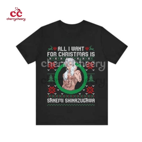 Demon Slayer – All I Want For Xmas Is Sanemi Shinazugawa Shirt