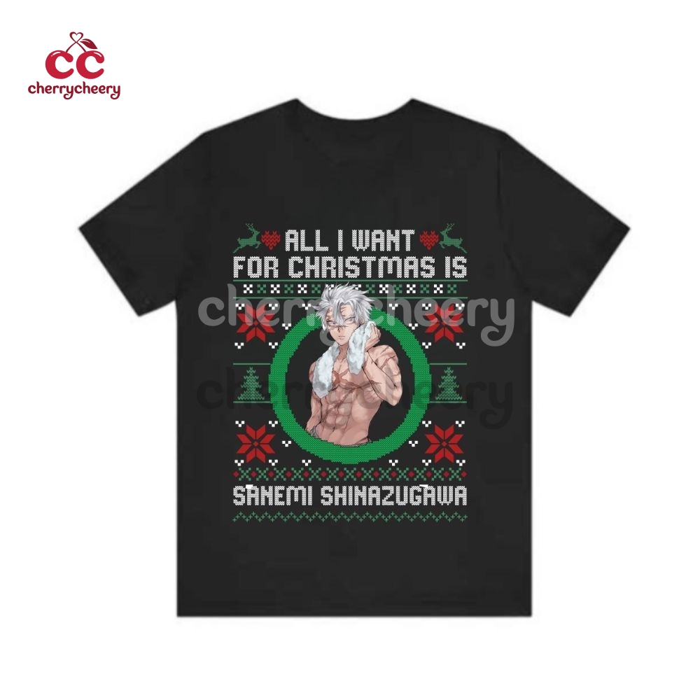 Demon Slayer – All I Want For Xmas Is Sanemi Shinazugawa Shirt Demon Slayer – All I Want For Xmas Is Sanemi Shinazugawa Shirt