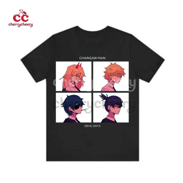Chainsaw Man x Godzillaz Shirt