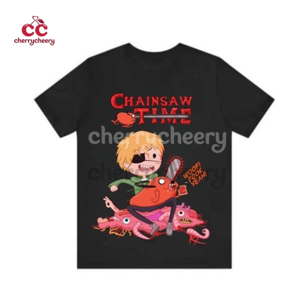 Chainsaw Man x Adventure Time Ver 2 Shirt