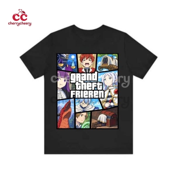 Frieren x Grand Theft Auto Shirt