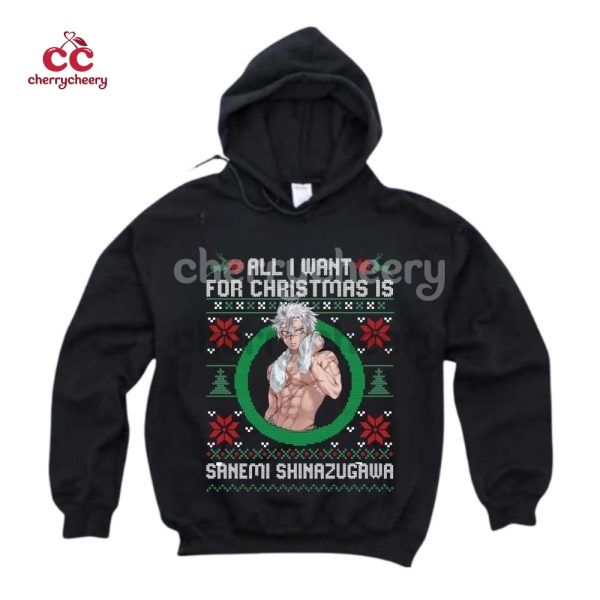 Demon Slayer - All I Want For Xmas Is Sanemi Shinazugawa Shirt