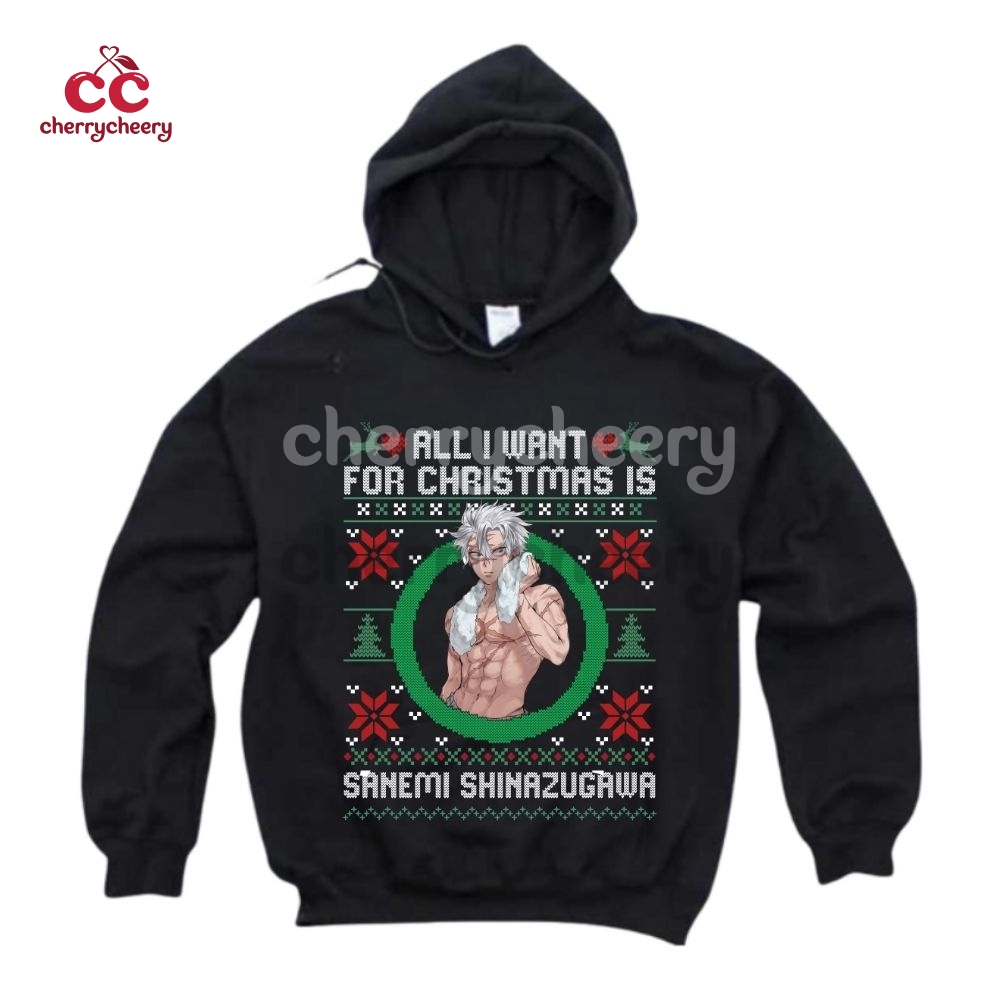 Demon Slayer – All I Want For Xmas Is Sanemi Shinazugawa Shirt Demon Slayer – All I Want For Xmas Is Sanemi Shinazugawa Shirt