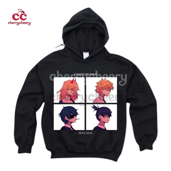 Chainsaw Man x Godzillaz Shirt