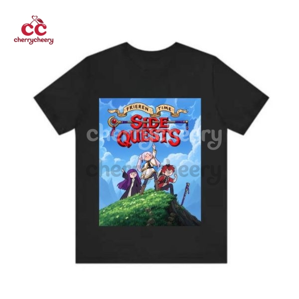 Frieren x Adventure Time Side Quests Shirt