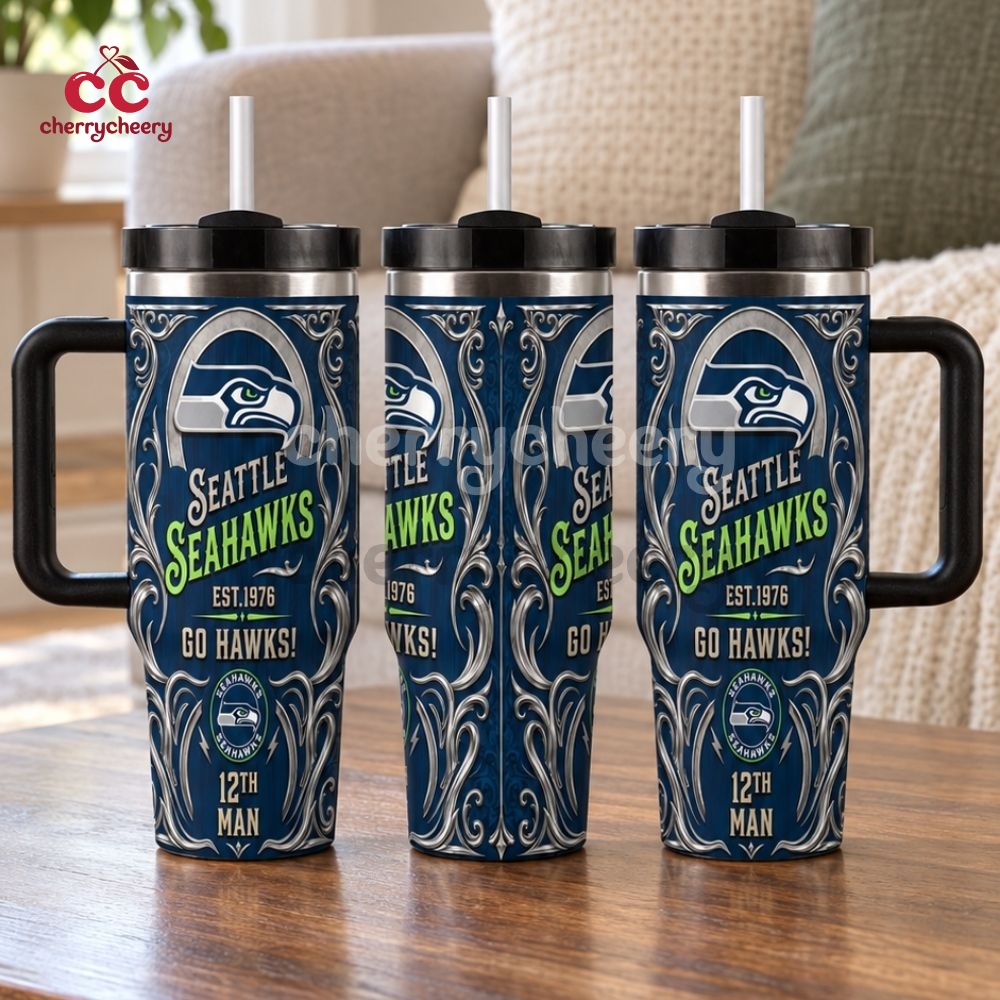 Seattle Seahawks Go Hawks Vintage Tumbler Seattle Seahawks Go Hawks Vintage Tumbler