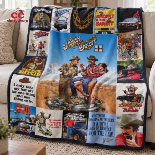 Smokey Movie And The Bandit Fleece Blanket