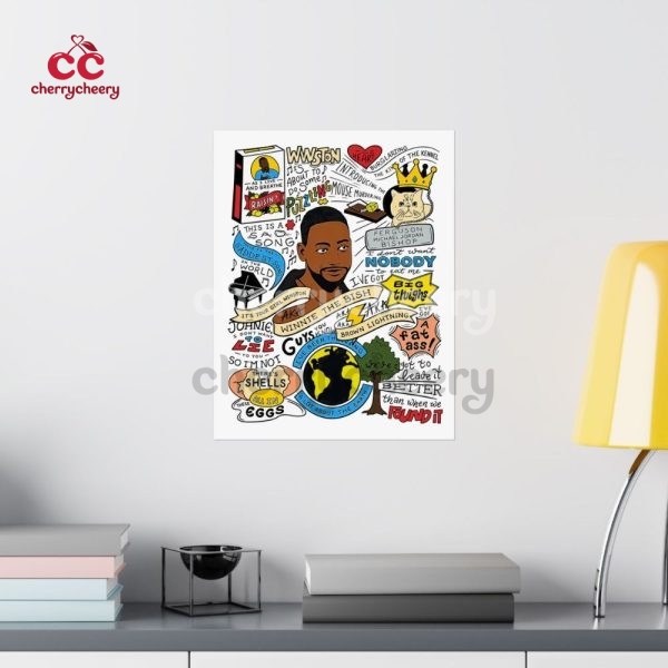 UNFRAMED Winston New Girl Show Quotes Poster