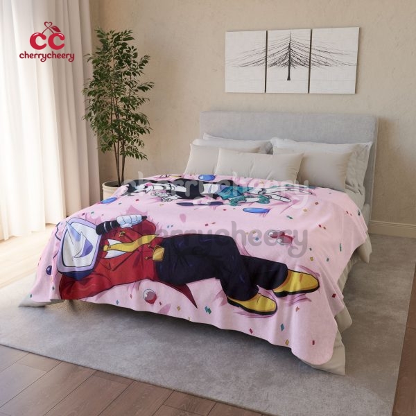 Tenna Spamton Deltarune Blanket