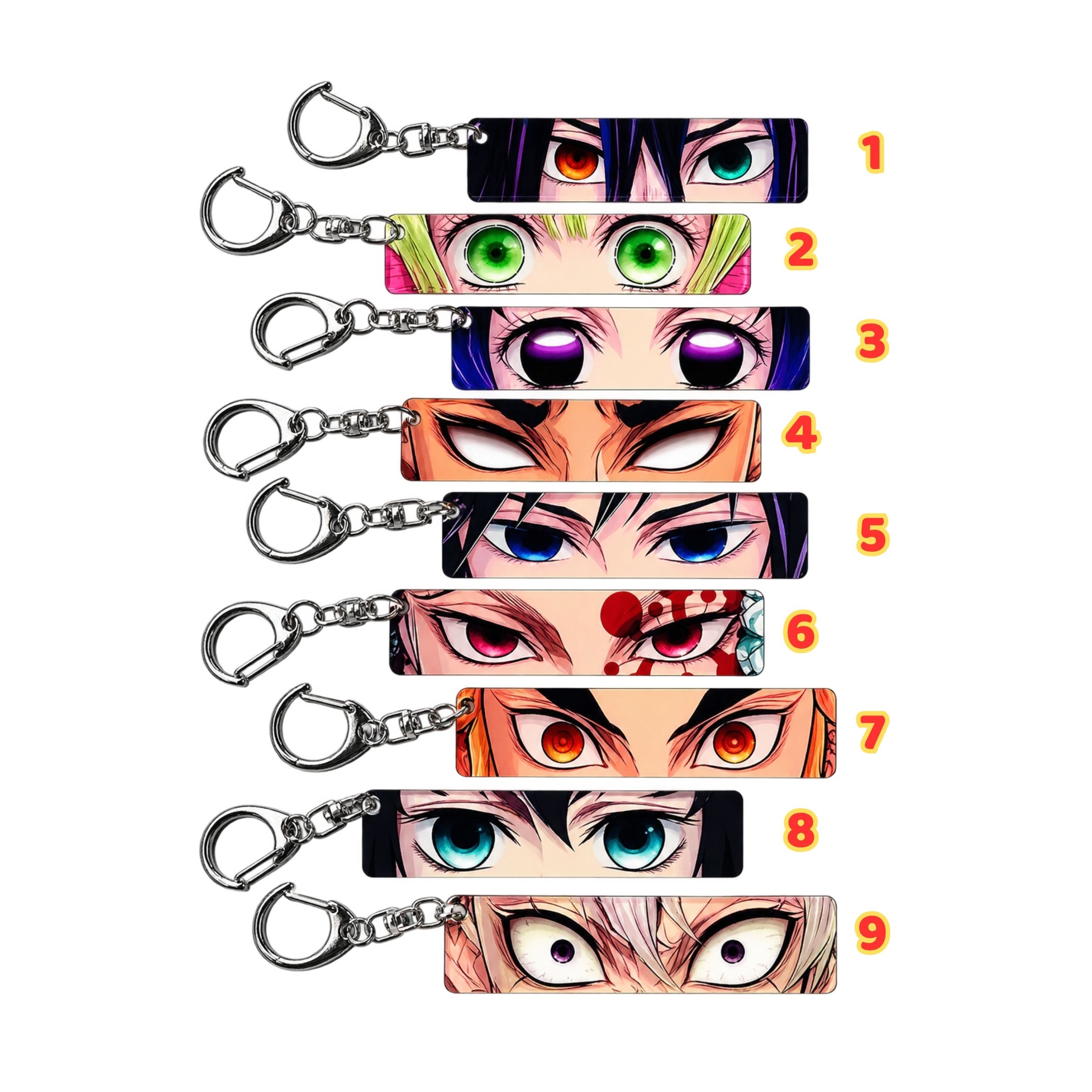 Demon Slayer – Hashiras Eye Keychain Demon Slayer – Hashiras Eye Keychain